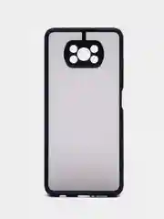 Темно-синий чехол для Xiaomi Poco X3 матовый пластиковый Сяоми Поко Х3