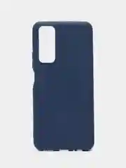 Темно-синий чехол на Huawei P Smart 2021, Хуавей П Смарт 2021 силиконовый цветной матовый
