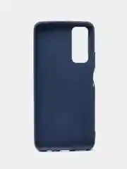 Темно-синий чехол на Huawei P Smart 2021, Хуавей П Смарт 2021 силиконовый цветной матовый