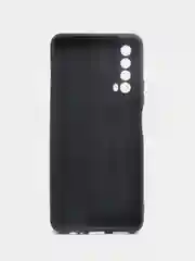 Угольный чехол на Huawei P Smart 2021, Хуавей П Смарт 2021 силиконовый цветной матовый