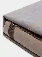 Песочный хаки комплект постельного белья 2 СПАЛЬНЫЙ Хлопок / Сатин Хоум Текстиль / Евро 1,5 СП