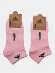Розовый комплект носков adidas, 2 пары
