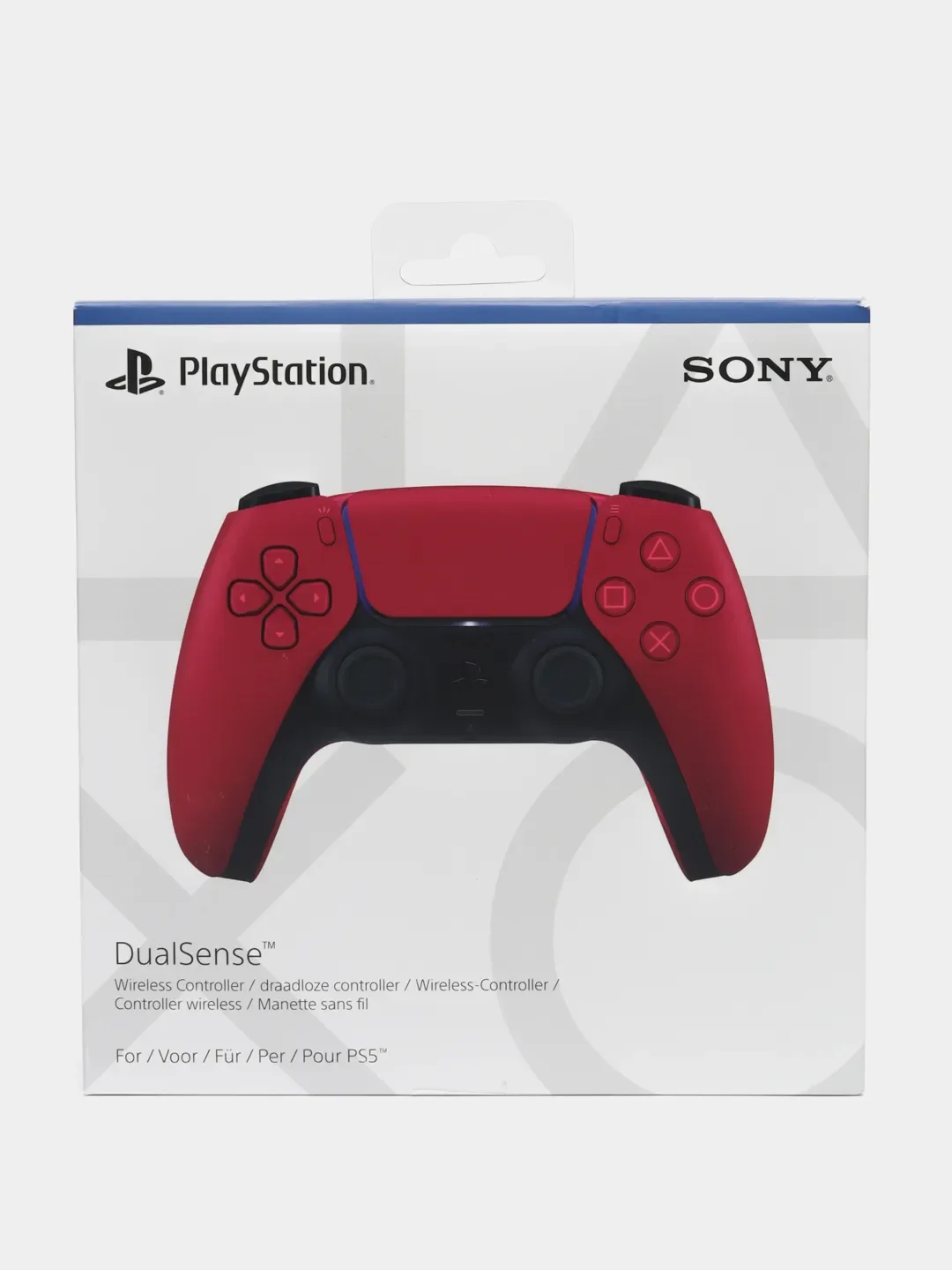 Красный геймпад Sony PlayStation 5 DualSense Джостик