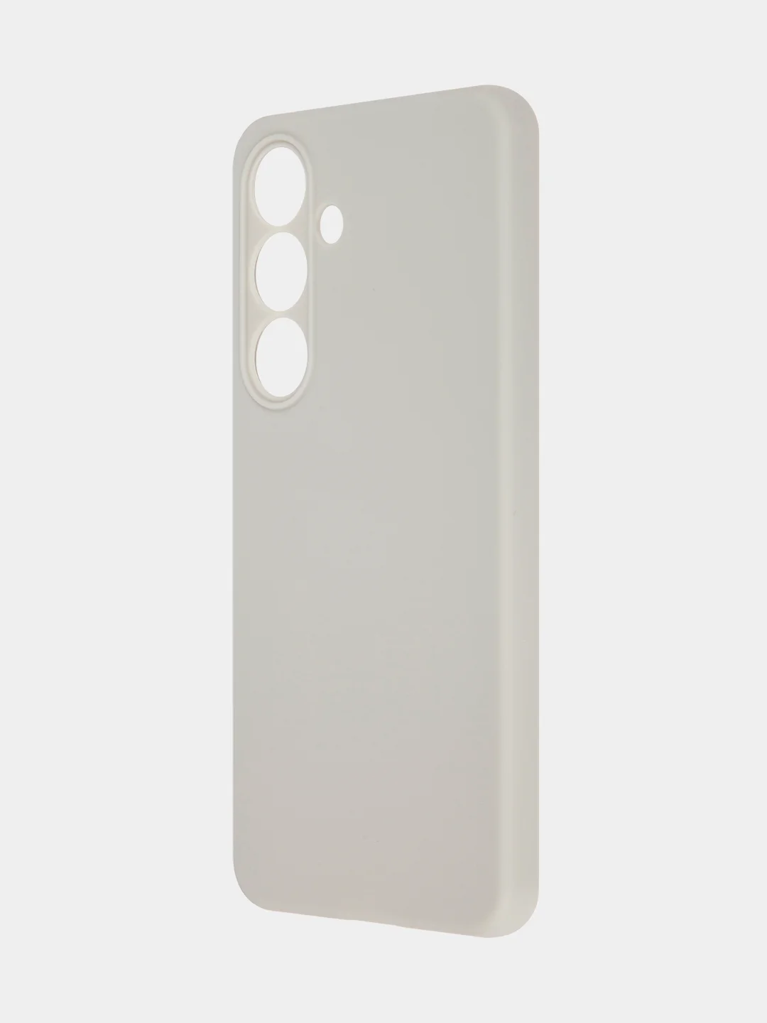 Серый чехол для Samsung Galaxy S24/S24 Plus/S24 Ultra силиконовый BROSCORP матовый / прозрачный