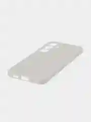 Серый чехол для Samsung Galaxy S24/S24 Plus/S24 Ultra силиконовый BROSCORP матовый / прозрачный