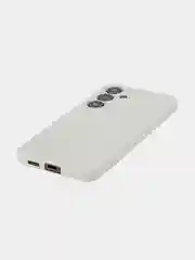 Серый чехол для Samsung Galaxy S24 Ultra S24 Plus S24 A55 A35 5G силиконовый ROSCO, защита камер