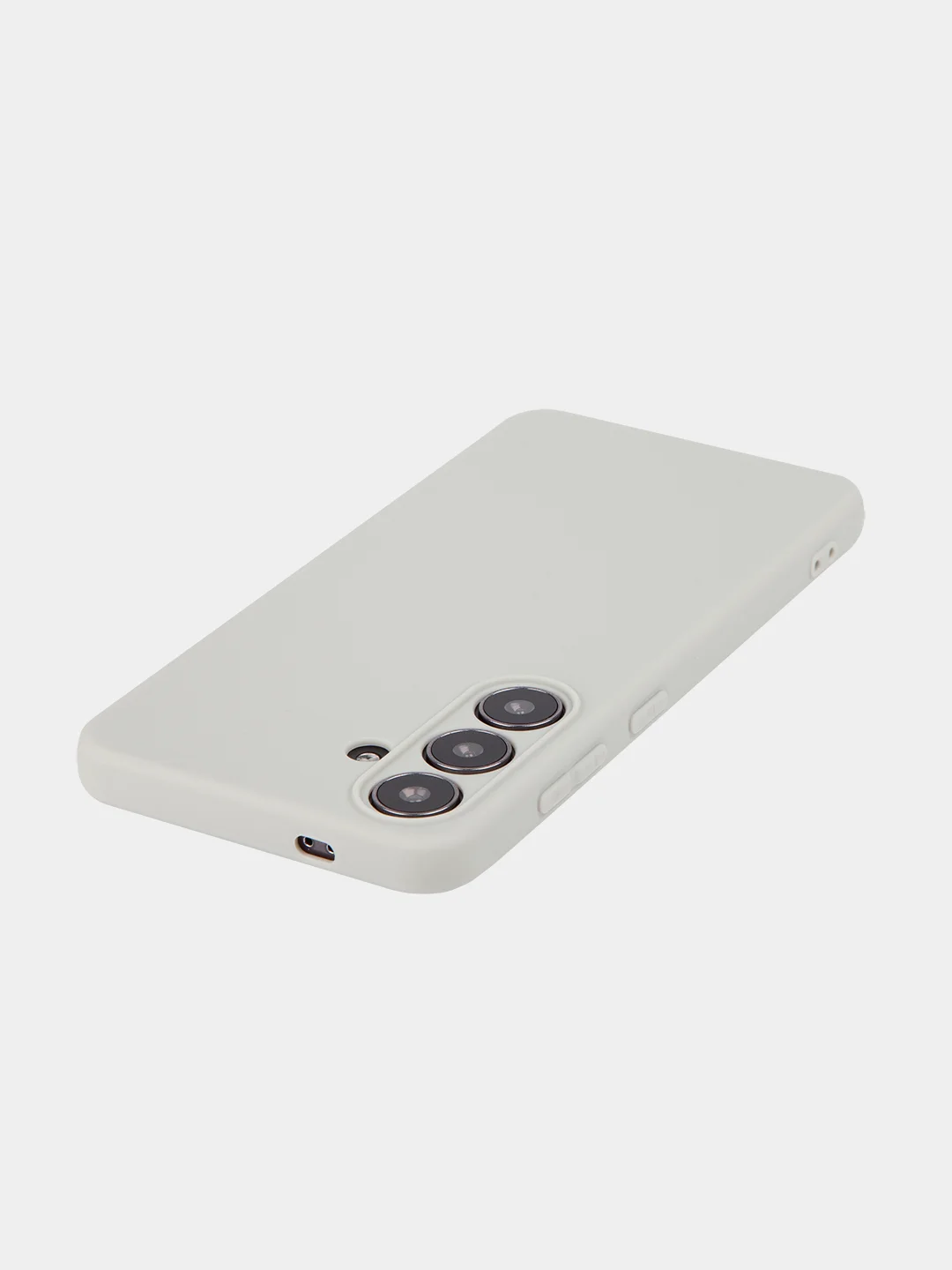 Серый чехол для Samsung Galaxy S24 Ultra S24 Plus S24 A55 A35 5G силиконовый ROSCO, защита камер