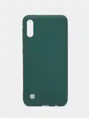 Зеленый чехол силиконовый для Samsung Galaxy A10 (Самсунг Галакси А10), цветной, матовый