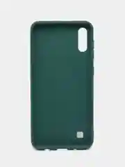 Зеленый чехол силиконовый для Samsung Galaxy A10 (Самсунг Галакси А10), цветной, матовый