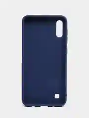 Темно-синий чехол силиконовый для Samsung Galaxy A10 (Самсунг Галакси А10), цветной, матовый