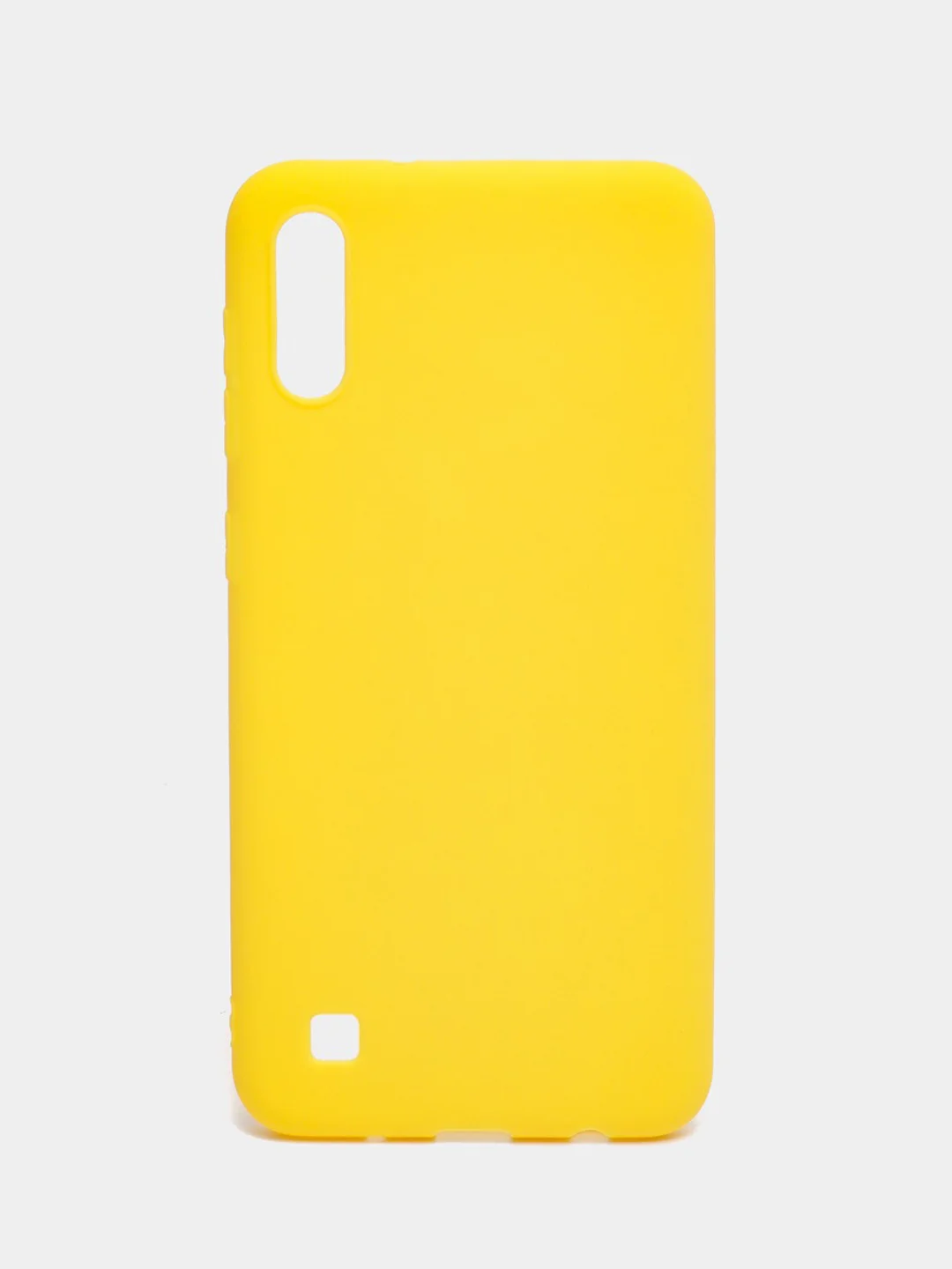 Лимонный чехол силиконовый для Samsung Galaxy A10 (Самсунг Галакси А10), цветной, матовый