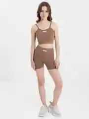 Розовый костюм женский спортивный: топ и шорты