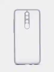 Синий меланж чехол Xiaomi Redmi Note 8 Pro пластиковый матовый с цветными кнопками (Редми Нот 8 Про)