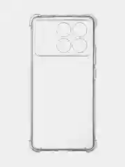 Прозрачный чехол для Xiaomi Poco X6 Pro Redmi K70E противоударный силиконовый BROSCORP усиленные углы