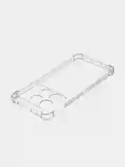 Прозрачный чехол для Xiaomi Poco X6 Pro Redmi K70E противоударный силиконовый BROSCORP усиленные углы