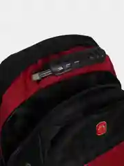 Бордовый рюкзак мужской, USB и AUX