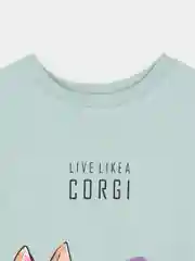 Бирюзовый платье-футболка oversize, туника для девочек