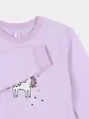 Лавандовый хлопковая пижама для девочки 2-5 лет