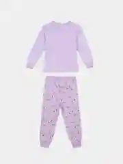 Лавандовый хлопковая пижама для девочки 2-5 лет