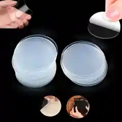 Двусторонний скотч/ Скотч прозрачный двусторонний круглый