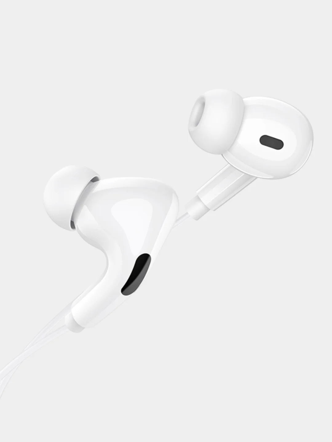 Белый проводные наушники вакуумные Hoco M83, Type-C, с микрофоном, 1,2 м