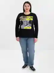 Черный футболка туника женская, большие размеры
