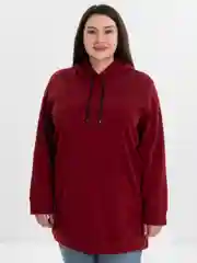 Бордовый худи женское большого размера