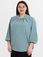 Мятный женская туника большого размера