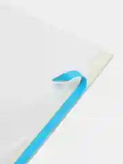 Карман для стенда А3 со скотчем, белый кант, плоский, прозрачный, вертикальный 10 шт