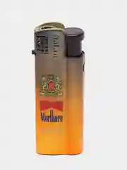 Желтый зажигалка металлическая, газовая, автоген, заправляемая