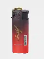 Красный зажигалка металлическая, газовая, автоген, заправляемая