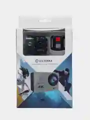Желтый экшн-камера Electerra 1080p (4K с интерполяцией). C креплениями и водонепроницаемым кейсом