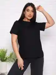 Черный футболка "Джуди"