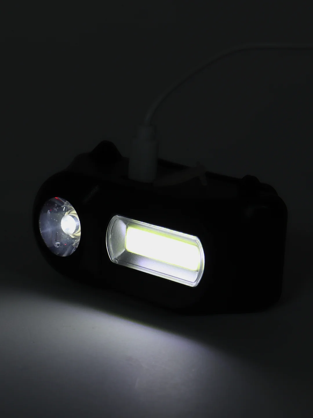 Налобный светодиодный фонарь Double Light KX-1804 (Аккумулятор 18650)