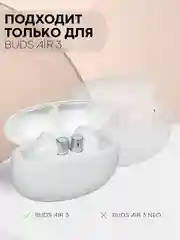 Черный чехол на Realme Buds Air 3 для беспроводных наушников КАРТОФАН силиконовый матовый