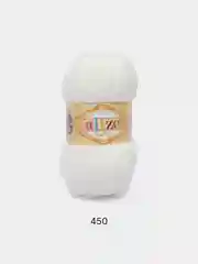 Слоновая кость пряжа плюшевая Alize Softy, микрополиэстер, 50 г, 115 м