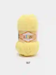 Светло-жёлтый пряжа плюшевая Alize Softy, микрополиэстер, 50 г, 115 м