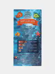 Белый настольная игра "Морской бой", 2 стираемых маркера, 2 игровых поля