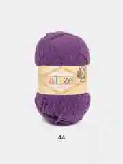 Фиолетовый пряжа плюшевая Alize Softy, микрополиэстер, 50 г, 115 м
