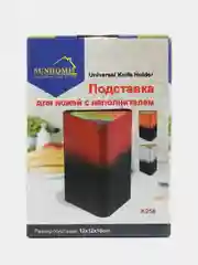 Подставка для ножей и ножниц с наполнителем,треугольная, универсальная