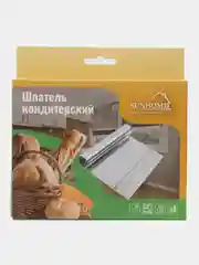 Шпатель кондитерский с размерной линейкой, 15х11,5 см / нож для теста