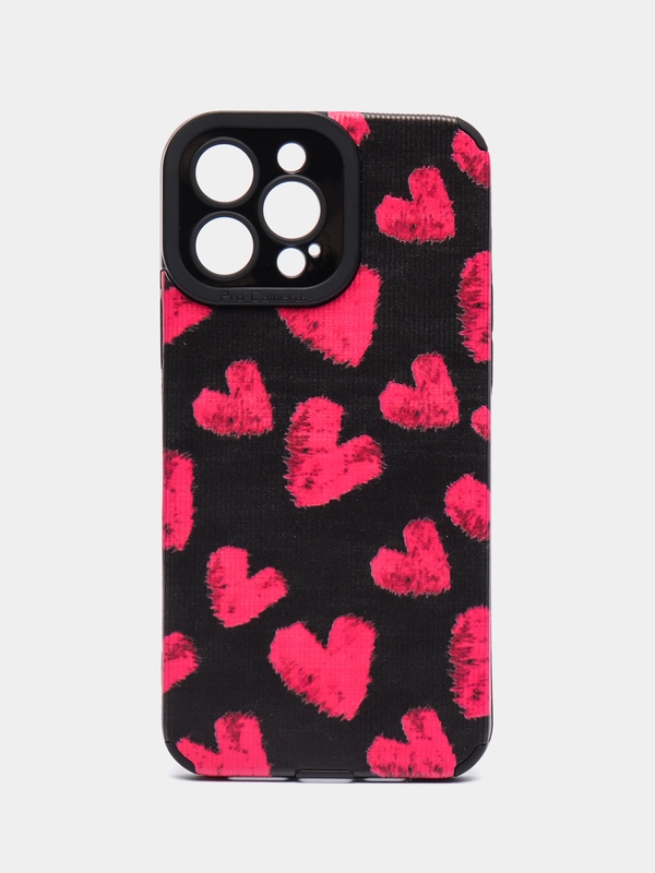 Чехол для айфона Red Heart на iPhone 11, 12, 13, 14, 15, Pro, Pro Max, Plus, Mini