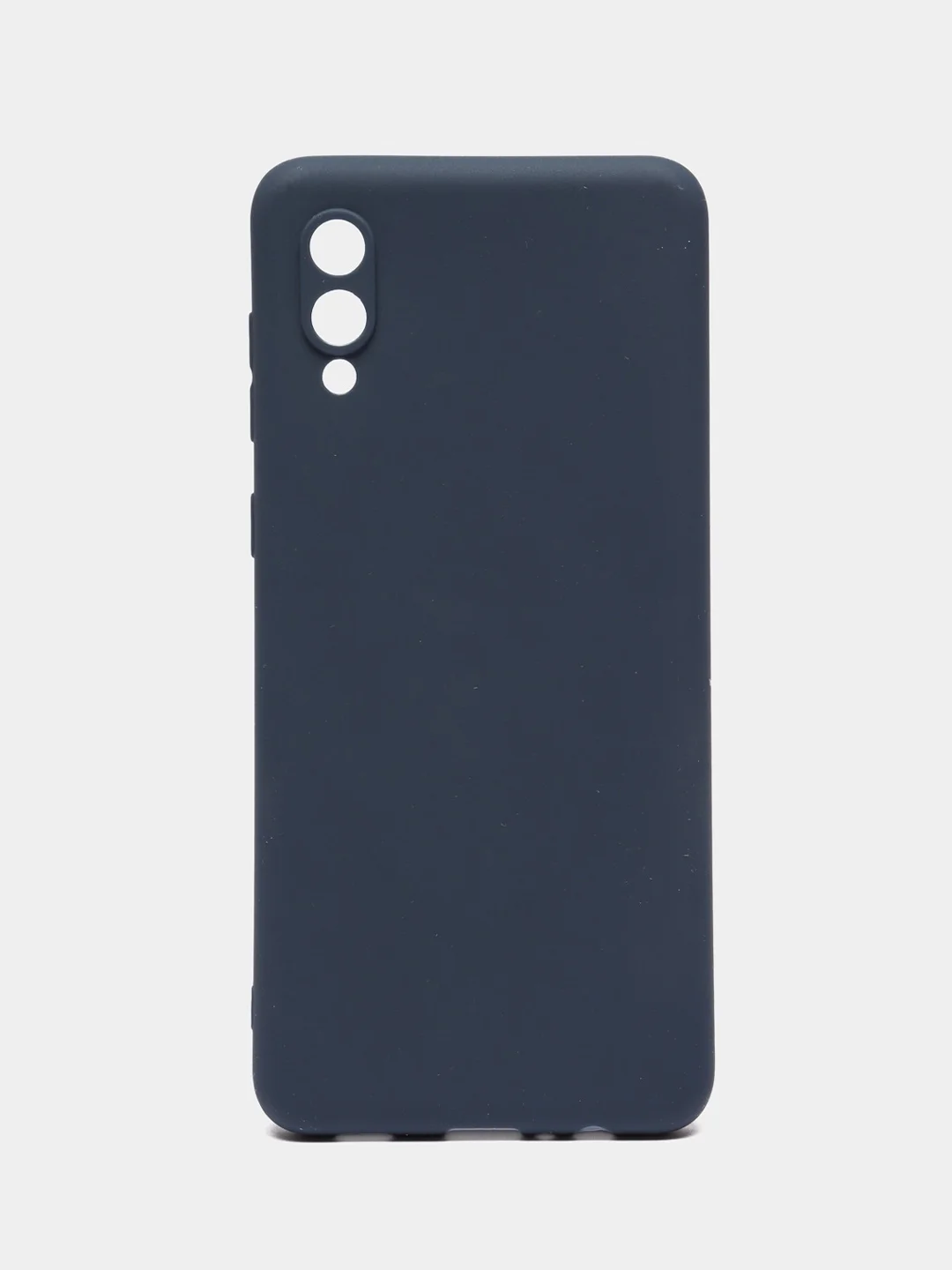 Синий чехол для Samsung Galaxy A02 / M02 2021 / A022F, силиконовый / Самсунг Галакси А02 / М02