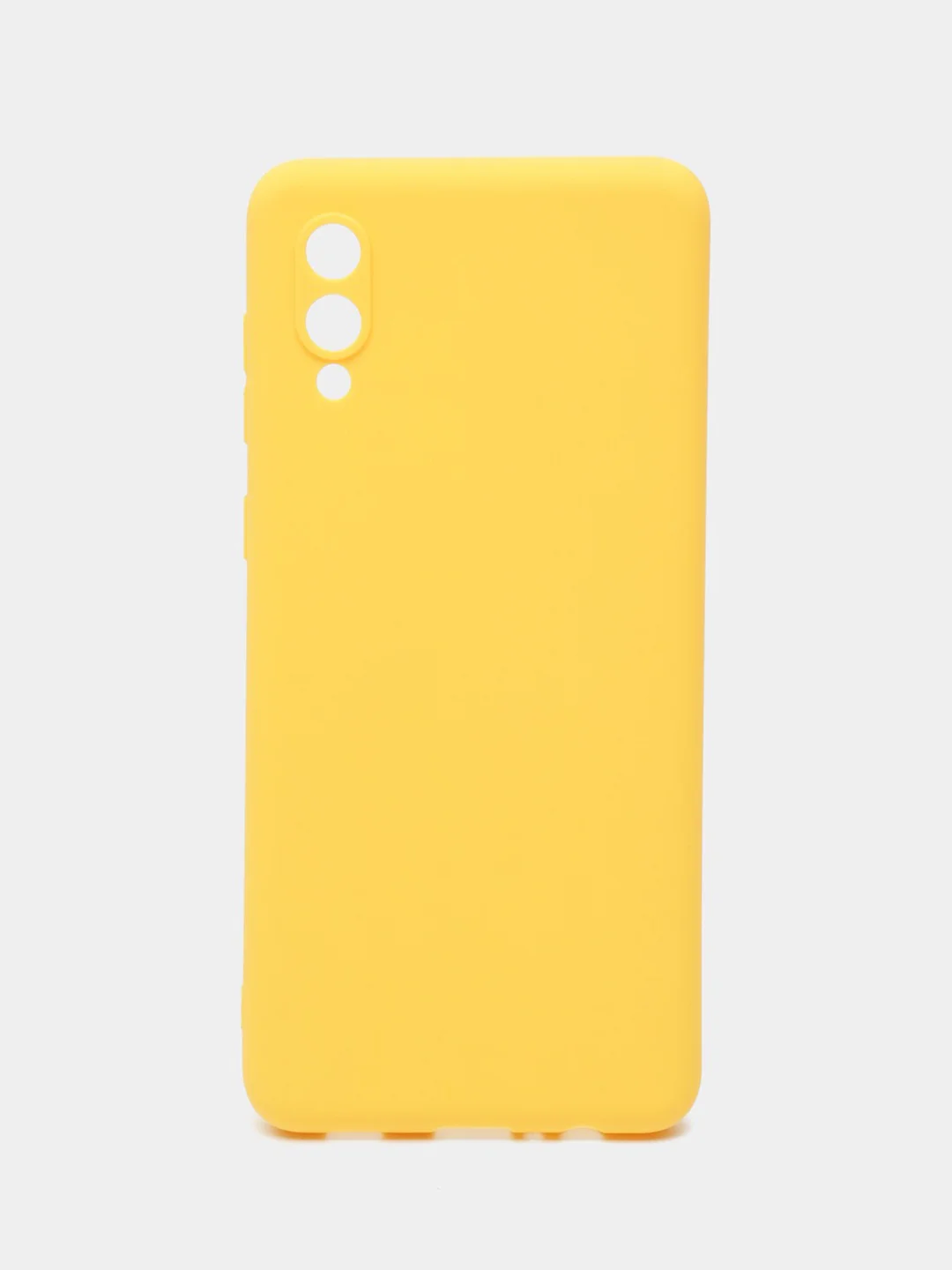 Желтый чехол для Samsung Galaxy A02 / M02 2021 / A022F, силиконовый / Самсунг Галакси А02 / М02