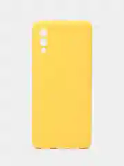 Желтый чехол для Samsung Galaxy A02 / M02 2021 / A022F, силиконовый / Самсунг Галакси А02 / М02