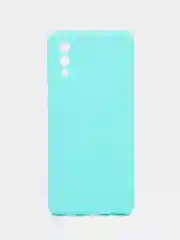 Бирюзовый чехол для Samsung Galaxy A02 / M02 2021 / A022F, силиконовый / Самсунг Галакси А02 / М02