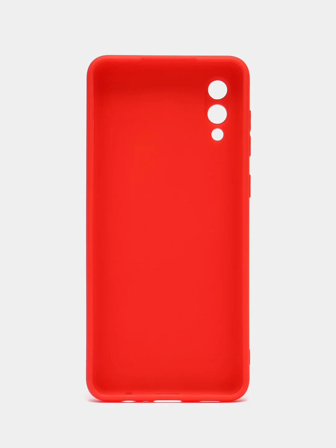 Красный чехол для Samsung Galaxy A02 / M02 2021 / A022F, силиконовый / Самсунг Галакси А02 / М02