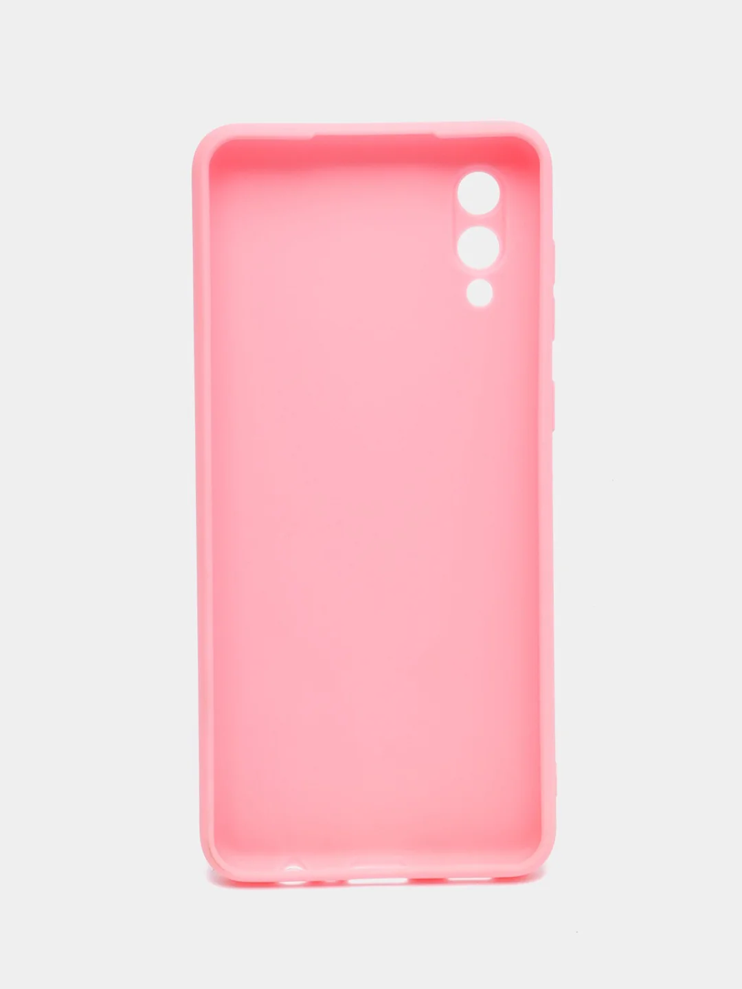 Розовый чехол для Samsung Galaxy A02 / M02 2021 / A022F, силиконовый / Самсунг Галакси А02 / М02