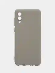 Серый чехол для Samsung Galaxy A02 / M02 2021 / A022F, силиконовый / Самсунг Галакси А02 / М02