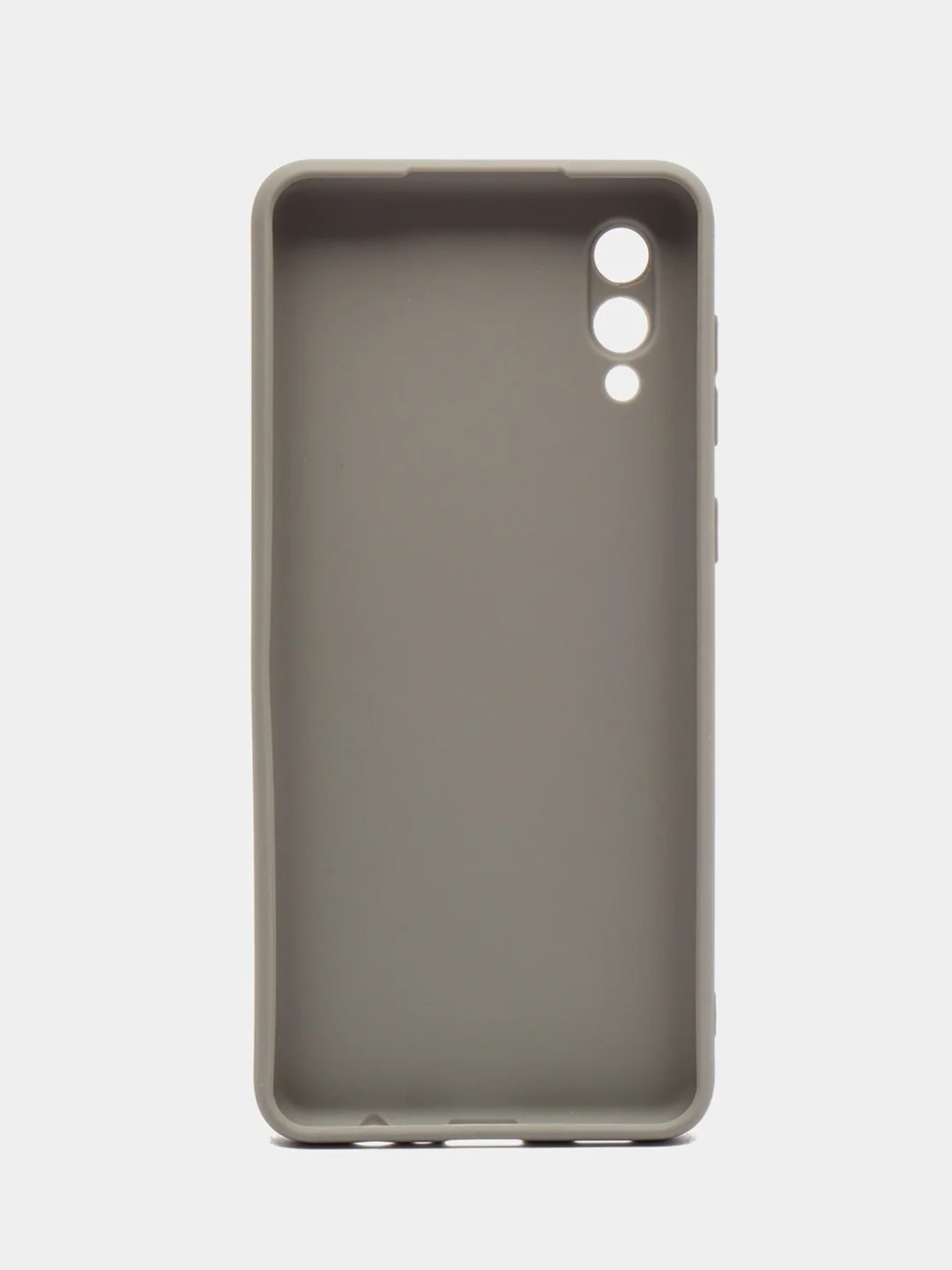 Серый чехол для Samsung Galaxy A02 / M02 2021 / A022F, силиконовый / Самсунг Галакси А02 / М02